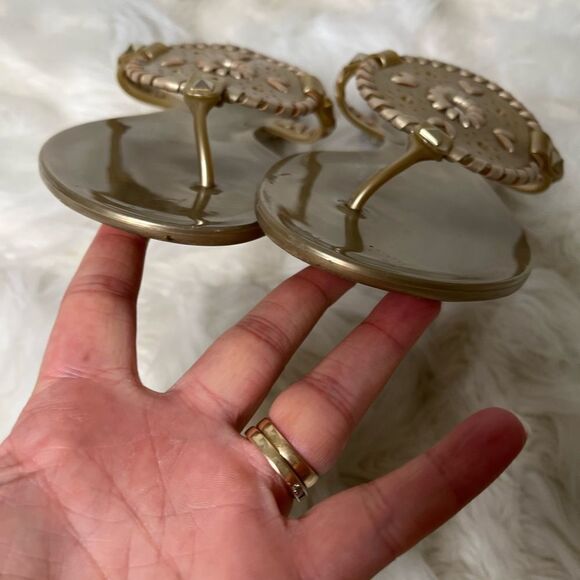 Jack rogers gold sandals - Picture 4 of 5